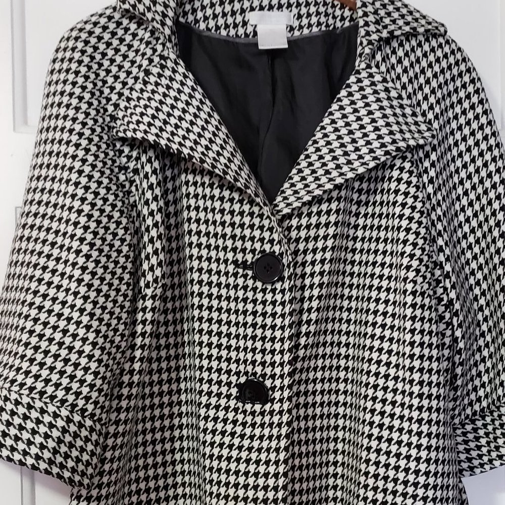 Worthington Houndstooth Coat